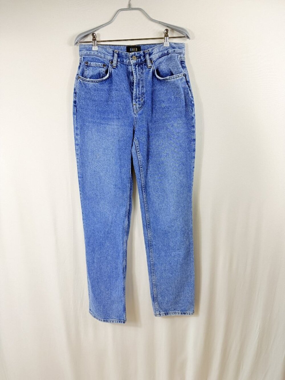 Rails Light Wash High-Rise Straight Jean (Size 28)
